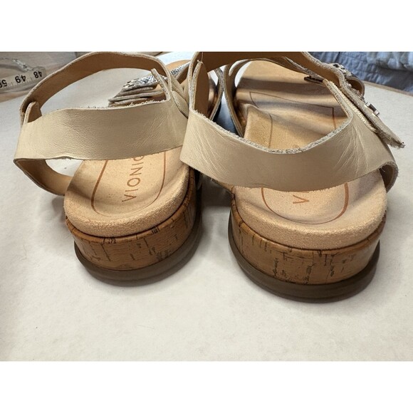 VIONIC WOMEN'S LEATHER SNAKE SKIN SANDALS US SZ 7 EU 38 - Picture 7 of 13